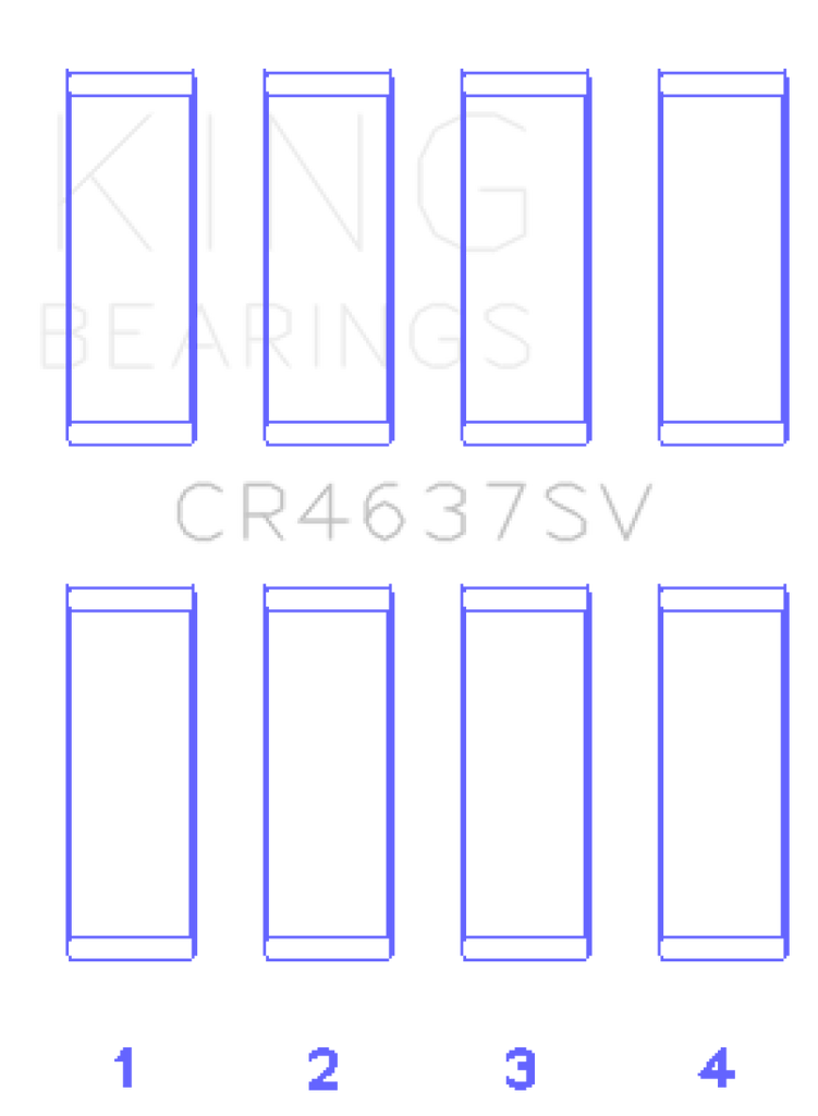 King Engine Bearings Audi BYT/CDNC/CCZD/CPSA Connecting Rod Bearing Set