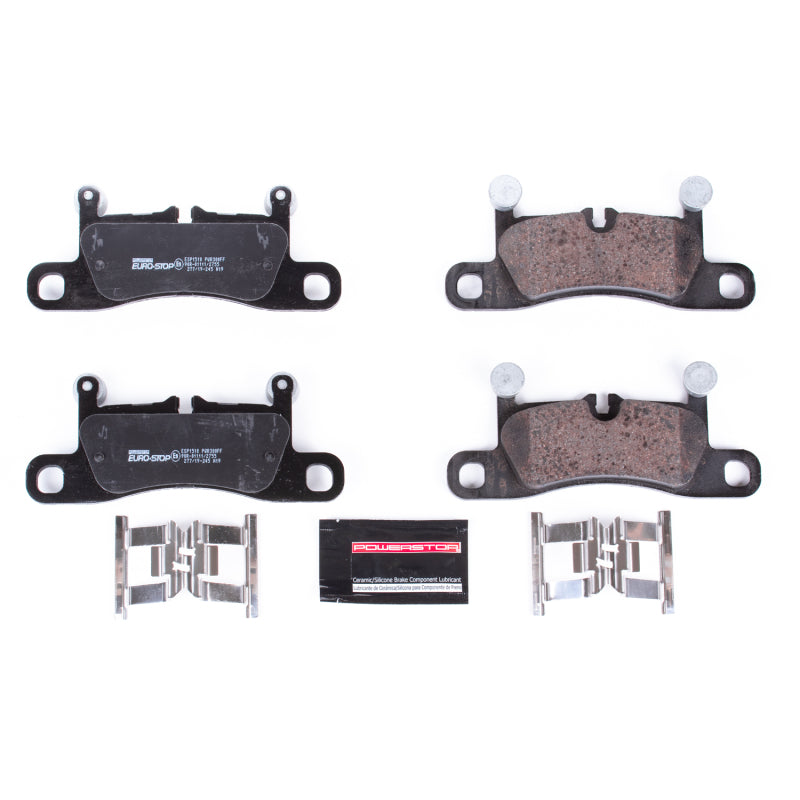 Power Stop 11-17 Volkswagen Touareg Euro-Stop ECE-R90 Rear Brake Pads