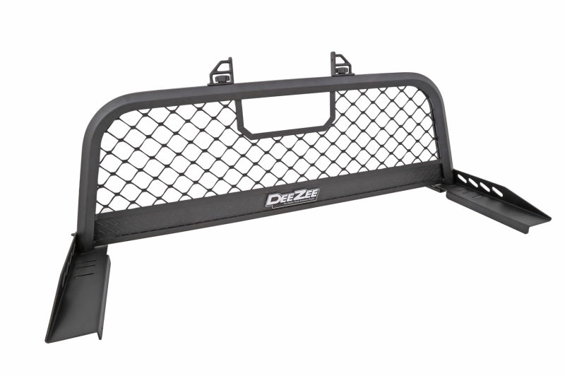 Deezee Universal Cargo Management Cab Rack - Txt Blk Mesh