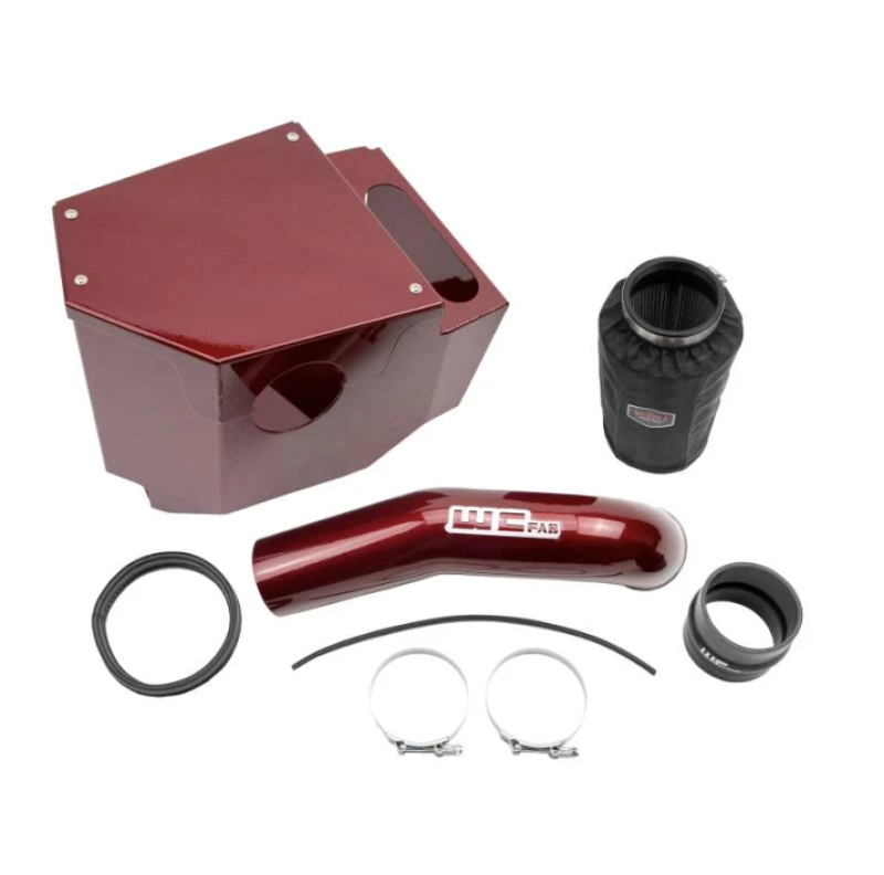 Wehrli 20-24 Chevrolet 6.6L L5P Duramax 4in Intake Kit - Red