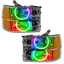 Load image into Gallery viewer, Oracle 07-13 GMC Sierra SMD HL - Round Ring Design - ColorSHIFT w/ 2.0 Controller
