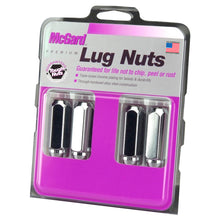 Load image into Gallery viewer, McGard Hex Lug Nut (Cone Seat / Duplex) M14X2.0 / 13/16 Hex / 2.25in. Length (4-Pack) - Chrome