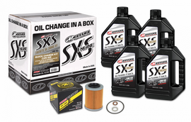 Maxima SXS Can-Am Maverick X3 Oil Change Kit w/Full Synthetic 5W40 Engine Oil/Filter/Hardware