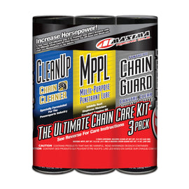 Maxima Synthetic Chain Guard Ultimate Chain Care Combo Kit - 3-Pack (Aerosol)