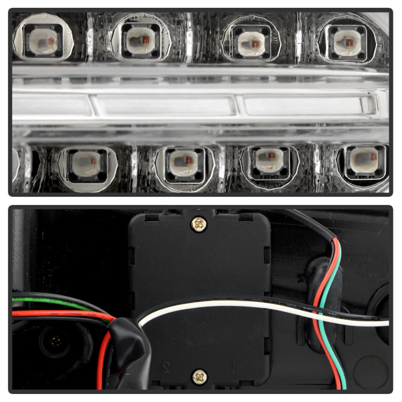 Spyder Chevy Camaro 16-18 (Do Not Fit Halogen Model) LED Tail Lights Chrome ALT-YD-CCAM16LED-SEQ-C