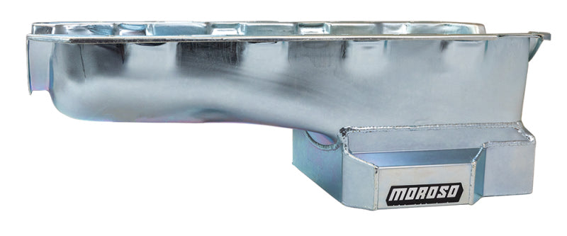 Moroso Chevrolet Big Block Mark IV Kicked Out Wet Sump 6qt 8in Steel Oil Pan