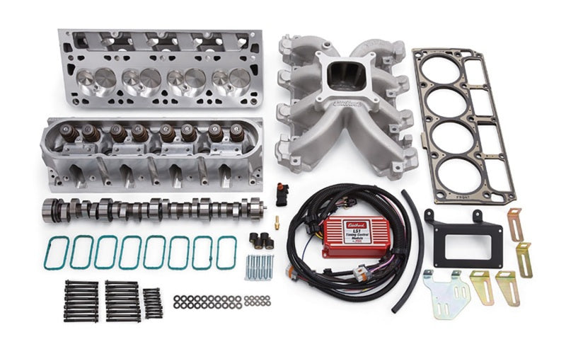 Edelbrock Power Package Top End Kit Victor Jr Series Chevrolet 1997-2004 5 7L LS1