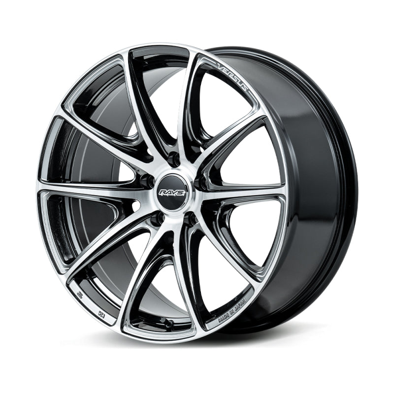 Versus VV25R 19x9.5 / +38 / 5x112 - Diamond Cut / Side Jet Black