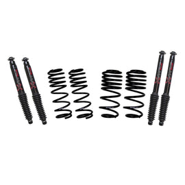 Skyjacker 21-24 Jeep Wrangler Non-Rubicon JL 4XE 2in-2.5in Susp. Lowering Kit w/ Black MAX Shocks