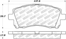 Load image into Gallery viewer, StopTech Street Touring 02-03 WRX Front Brake Pads