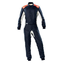 Load image into Gallery viewer, OMP One-S Overall Navy Blue/F Orange - Size 64 (Fia 8856-2018)