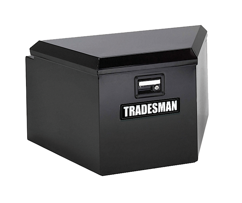 Tradesman Steel Trailer Tongue Storage Box (21in.) - Black