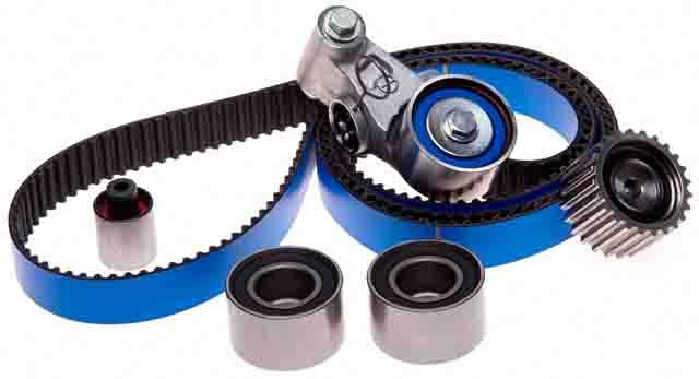 Gates 04-08 Subaru 2.0L & 2.5L Racing Performance Timing Belt Component Kit (Belt Tensioner 4 Idlers