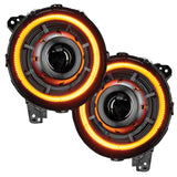 Oracle Jeep JL/Gladiator JT Oculus Bi-LED Projector Headlights - Amber/White Switchback