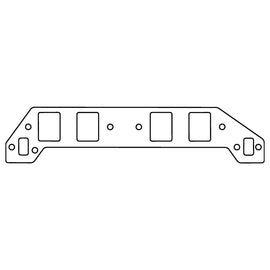 Cometic GM Gen-V/VI BB V8 .060in Fiber Intake Mani Gasket Set-2.460in x 1.860in Rect. Ports