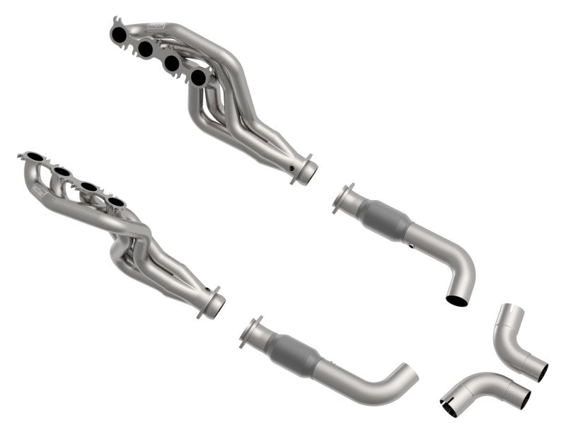 Kooks 2020 Mustang GT500 5.2L 2in x 3in SS Headers w/GREEN Catted Connection Pipe