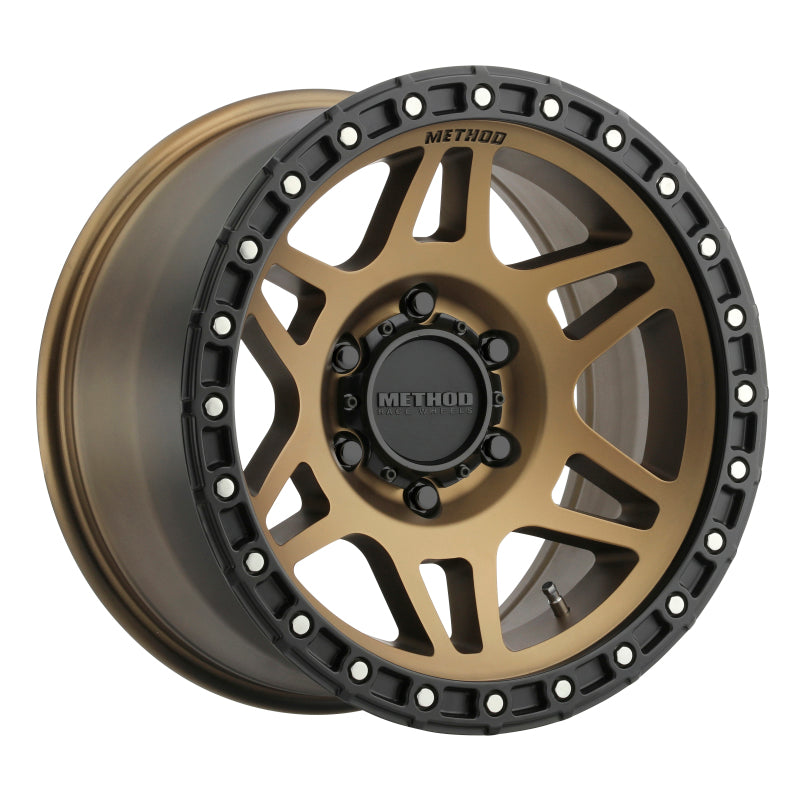 Method MR312 18x9 +18mm Offset 6x5.5 106.25mm CB Method Bronze/Black Street Loc Wheel