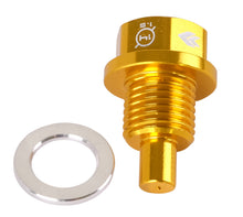 Load image into Gallery viewer, NRG Magnetic Oil Drain Plug M14X1.5 Acura/Honda/Mazda/Mitsubishi - Gold