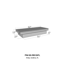 Load image into Gallery viewer, Westin/Brute Full Lid Mid Size/Down Size XOver LB &amp; SB wide &amp; shallow - Aluminum