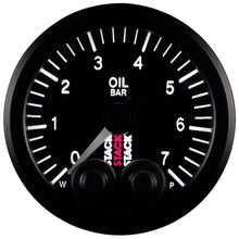 Load image into Gallery viewer, Autometer Stack 52mm 0-7 Bar M10 Male Pro-Control Oil Pressure Gauge - Black