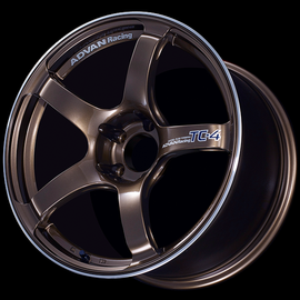 Advan TC4 18x8.5 +45 5x114.3 Racing Umber Bronze and Ring Wheel