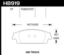 Load image into Gallery viewer, Hawk 14-18 Chevy Silverado Street LTS Rear Brake Pads