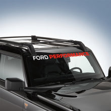 Load image into Gallery viewer, Ford Racing Ford Performance Bronco Windshield Banner - White/Red