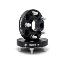 Load image into Gallery viewer, Mishimoto Wheel Spacers - 5x120 - 64.1 CB - M14 x1.5 - 20mm - BK