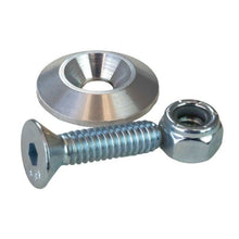 Load image into Gallery viewer, Moroso 1in Taper Washer - Raw (10 Pack w/Hadware)