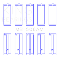 Load image into Gallery viewer, King Engine Bearings Toyota 22R Crankshaft Main Bearing Set