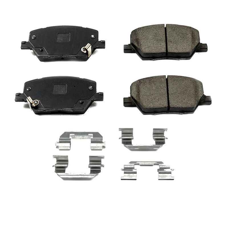 Power Stop 16-18 Fiat 500X Front Z17 Evolution Ceramic Brake Pads w/Hardware