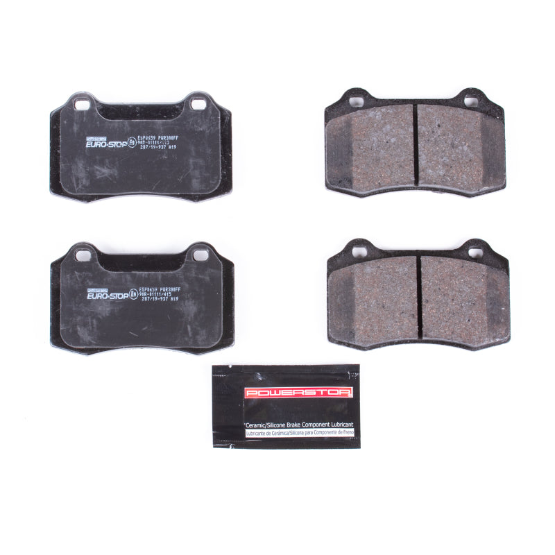 Power Stop 04-07 Volvo V70 Euro-Stop ECE-R90 Rear Brake Pads